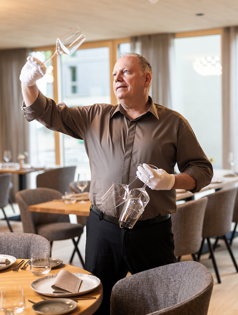 Service im Restaurant Schwester Carla